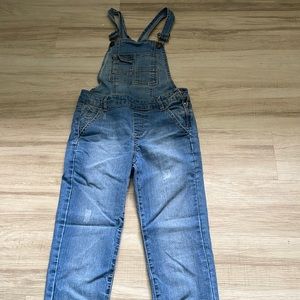 Girls Denim Overalls